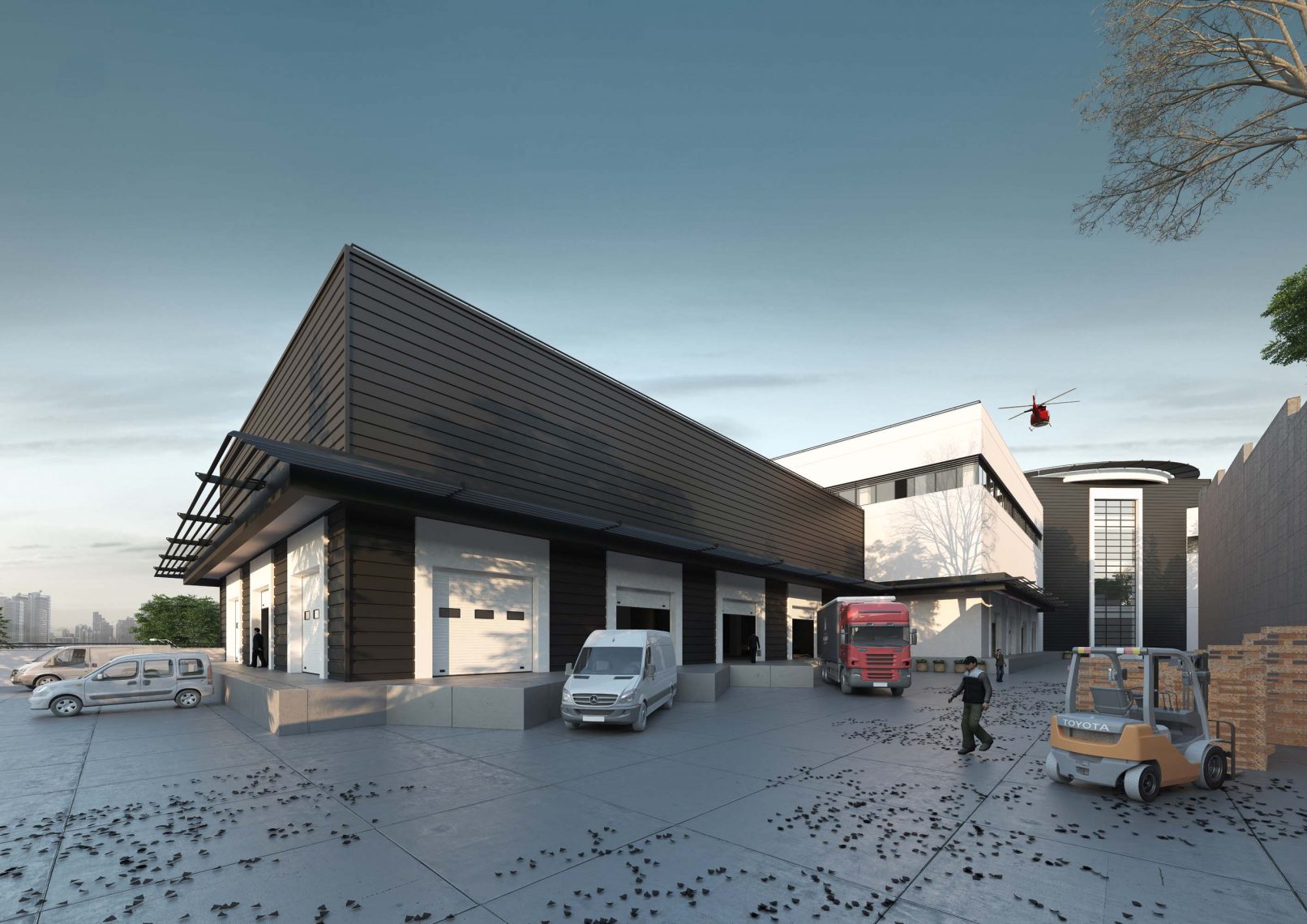 İBB Lojistik Destek Merkezi Mimari çizim mimarlık ofisi