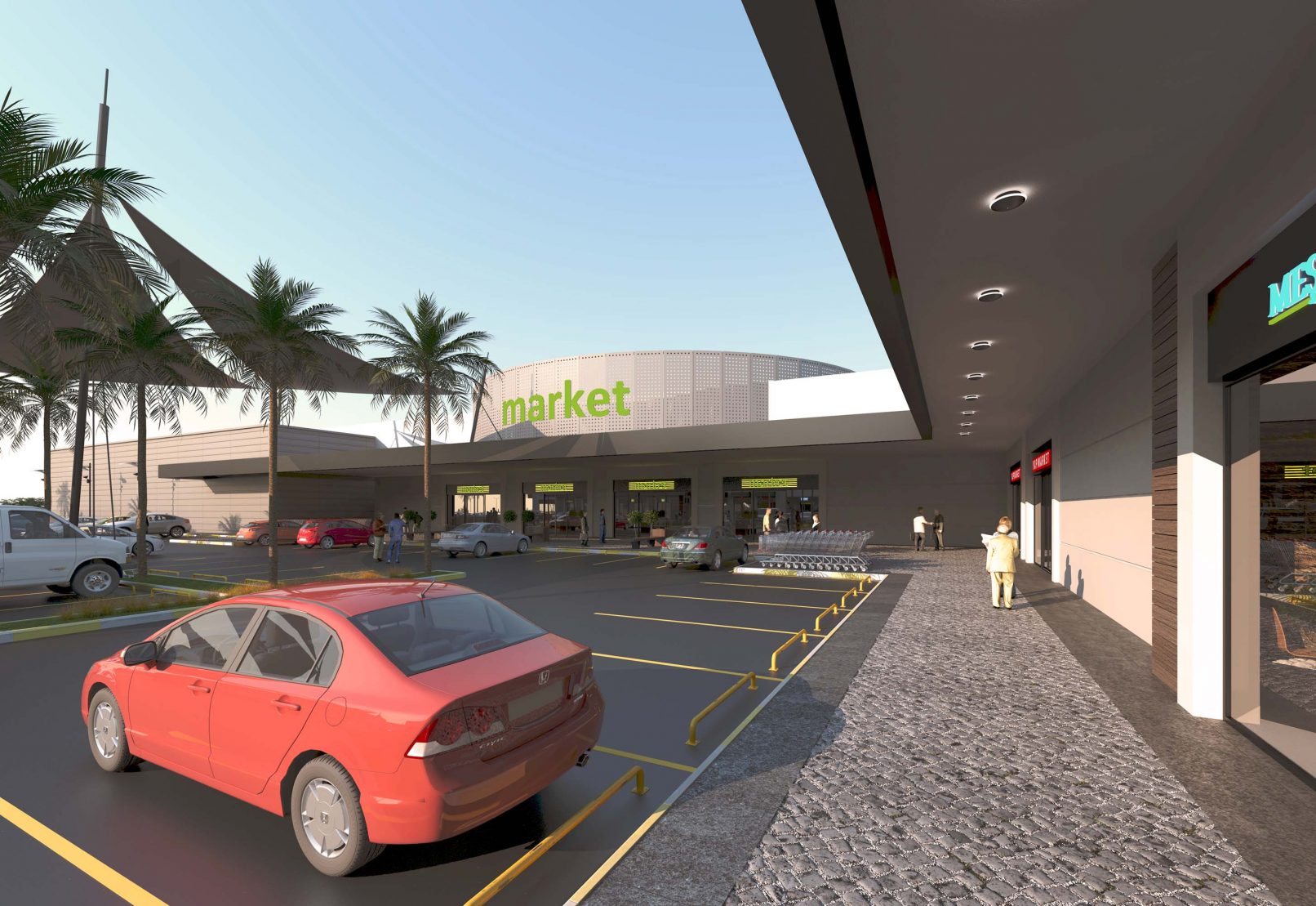 Karakaşlar Group Bamboo Nazilli AVM mimarlık ofisi mimari proje