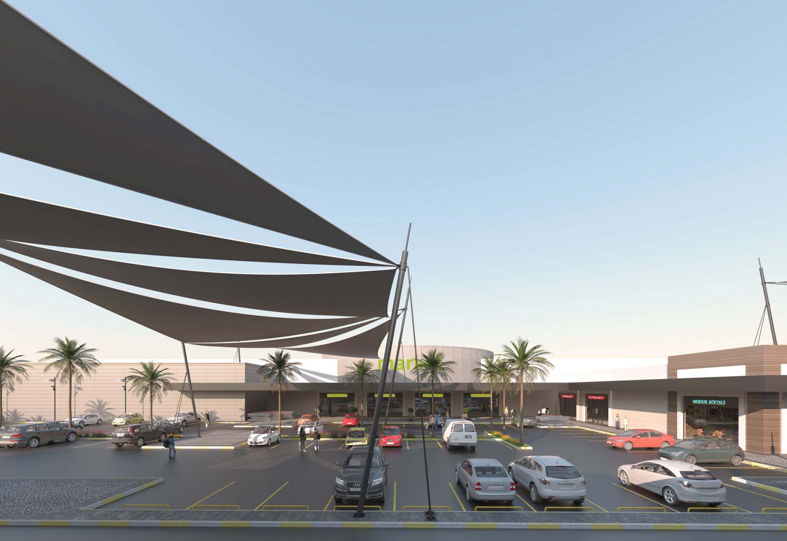 Karakaşlar Group Bamboo Nazilli AVM mimarlık ofisi mimari proje